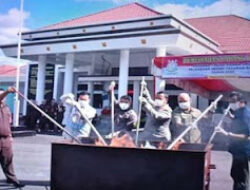 3 Kg Ganja dan Sabu Dimusnahkan Kejari Pasaman Barat