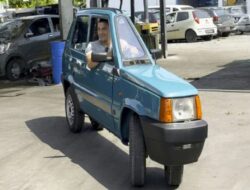 Fiat Panda Disulap Jadi Kendaraan Tersempit, Bidik Rekor Dunia