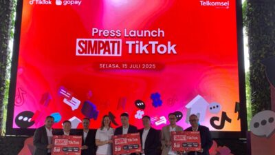 Telkomsel bersama TikTok dan GoPay meluncurkan Simpati TikTok.