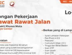 Regina Eye Center Cari Perawat Profesional, Cek Syarat dan Cara Daftarnya