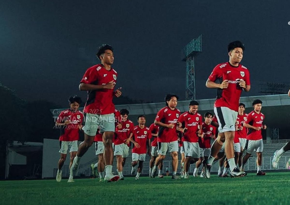 Timnas Indonesia U-23 siap lawan Filipina U-23 di laga kedua Grup A Piala AFF U-23 2025.