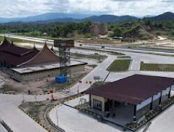 Sentuhan Rumah Gadang Hiasi Rest Area Baru Tol Sumbar