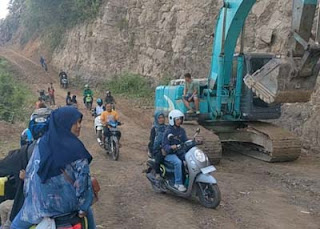 Jalur Alternatif Solok–Pessel Kembali Bisa Diakses.