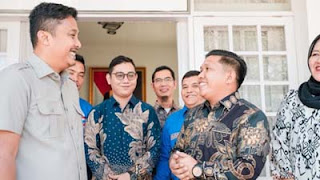 Pertemuan Wagub Vasko dengan Wako Sibolga.