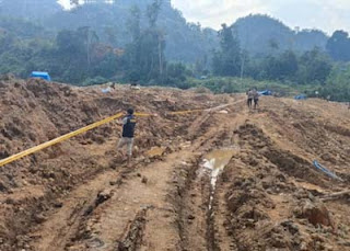 Penindakan terhadap tambang ilegal di Solok Selatan.