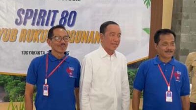 Jokowi Hadiri Reuni Fakultas Kehutanan UGM