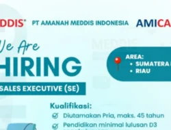 Bergabung di PT Amanah Meddis Indonesia, Posisi Sales Executive Dibuka!