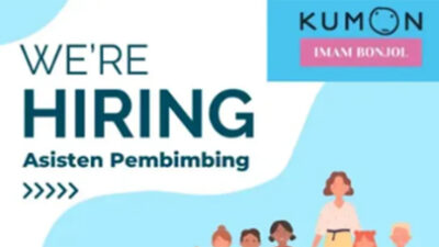 Kumon Imam Bonjol Padang Buka Rekrutmen Asisten Pembimbing, Daftar Sekarang!