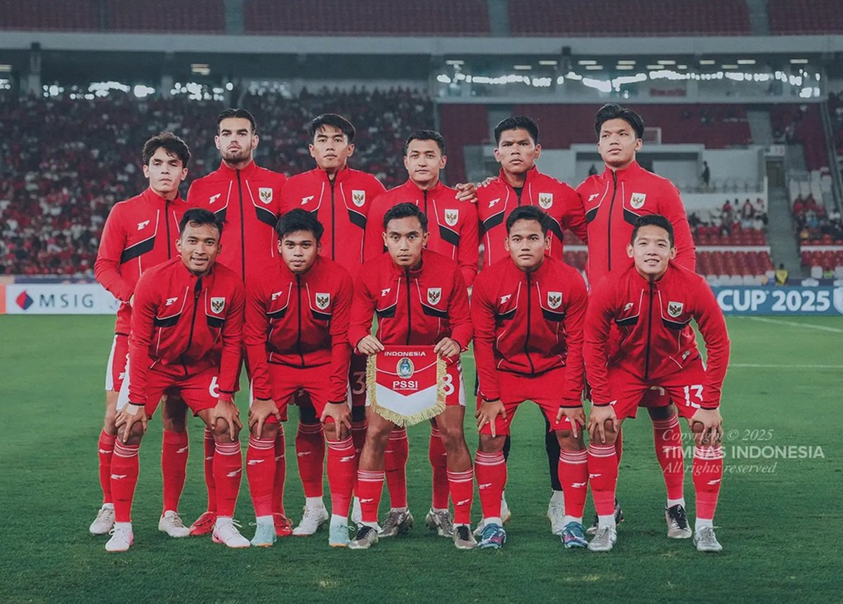 Timnas Indonesia U-23 kala berlaga.