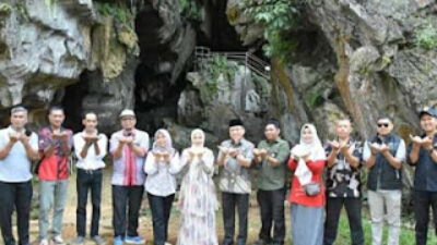 Wakil Walikota Maigus Nasir mengunjungi Gua Kelelawar Padayo