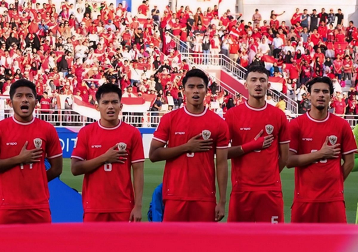 Timnas Indonesia U-23 kala berlaga.