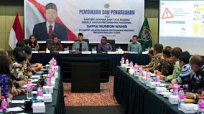 Menteri ATR/BPN Nusron Wahid datang ke Maluku Utara (Malut)