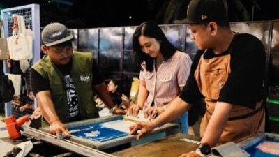 Mandiri Looping for Life–The Upcycle Spot di LaLaLa Festival 2025.