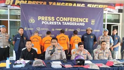 Empat pengemudi ojek pangkalan ditetapkan sebagai tersangka