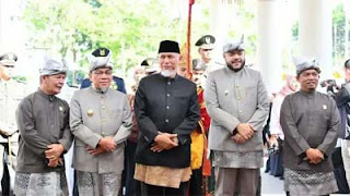 Rapat paripurna istimewa HJK ke-356 Kota Padang yang digelar di DPRD Padang.