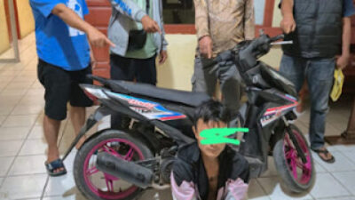 Pelaku Curanmor di Lansano Taratak.