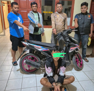 Pelaku Curanmor di Lansano Taratak.