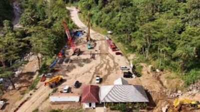 Pembangunan Fly Over Sitinjau Lauik dimulai.