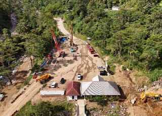 Pembangunan Fly Over Sitinjau Lauik dimulai.
