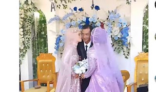 Tangkapan layar pria yang disebut ketua RT menikahi dua wanita cantik sekaligus