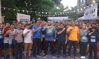 Walikota Fadly Amran mengapresiasi Exhibition Run Road to Padang City Trail 2025
