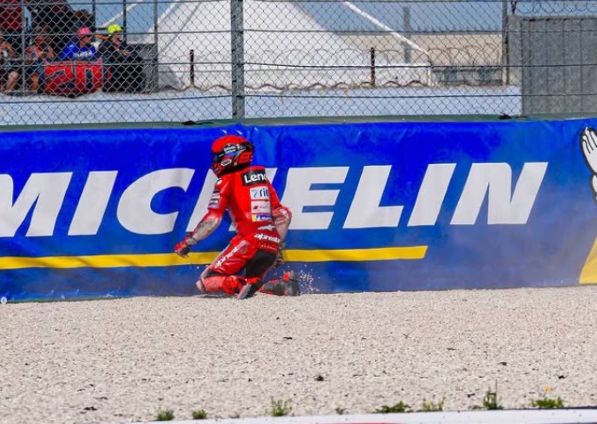 Pembalap Tim Ducati Lenovo, Marc Marquez.