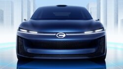 Konsep mobil kerja sama Huawei dan GAC.