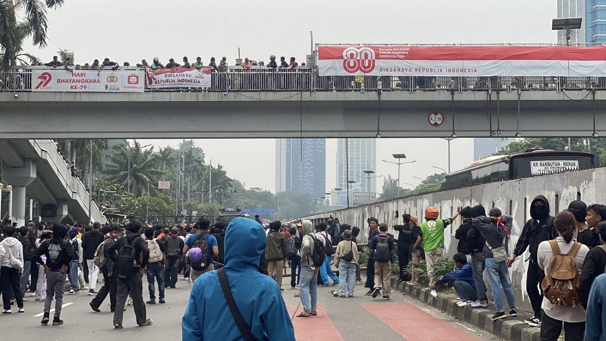 Aksi demo besar yang terjadi di sejumlah daerah dalam beberapa hari terakhir.