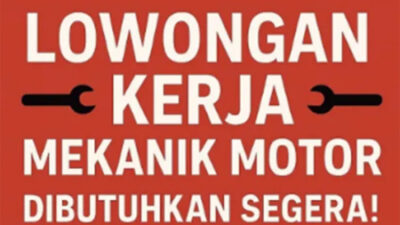 BS Motor Buka Lowongan Kerja Mekanik Motor Usia 18–30 Tahun