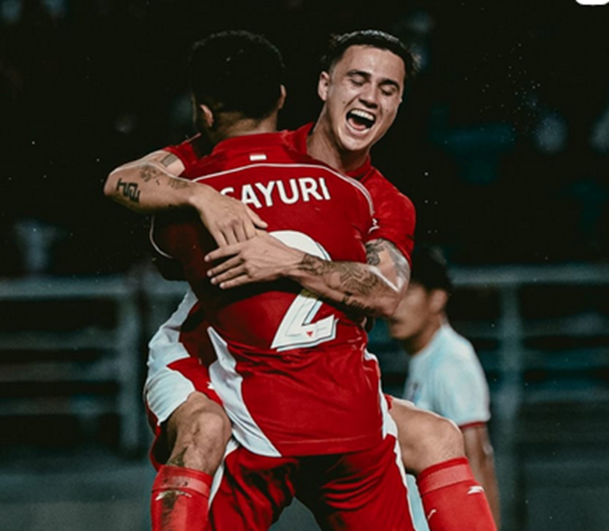 Eliano Reijnders kala membela Timnas Indonesia.