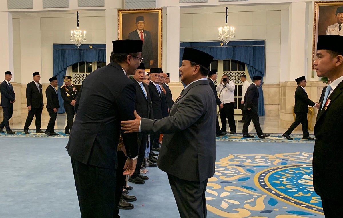 Purbaya Yudhi Sadewa resmi menjadi Menteri Keuangan menggantikan Sri Mulyani.