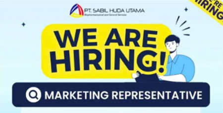 Lowongan Terbaru! Marketing Representative PT. Sabil Huda Utama untuk Talenta Berbakat.