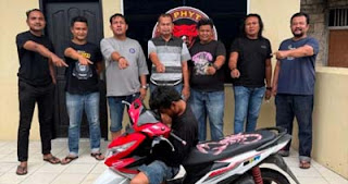 Polsek Lubeg Amankan Tersangka Pencurian Motor