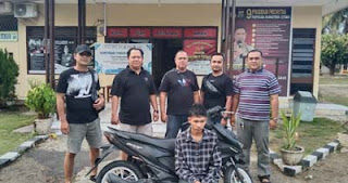 Pencuri Motor di Padang Utara Ditangkap Bersama Barang Bukti