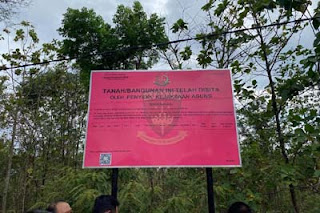 Kejagung menyita salah satu tanah terkait kasus korupsi Sritex