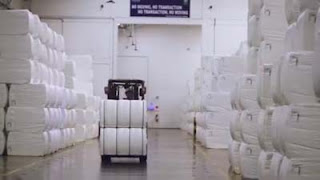 Gudang tekstil standar internasional di Purwakarta.