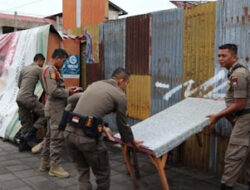 Satpol PP Tegakkan Perda Trantibum terhadap PKL