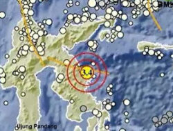 Gempa 3,4 SR Terjadi di Tenggara Morowali