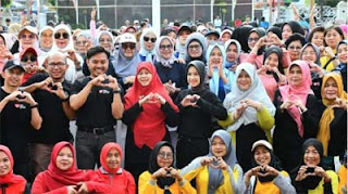 Foto bersama puncak peringatan World Heart Day (WHD)
