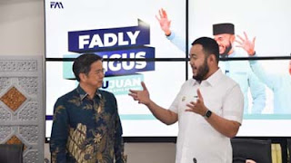 Wako Fadly Amran terima kunjungan konsulat Jepang di Padang.