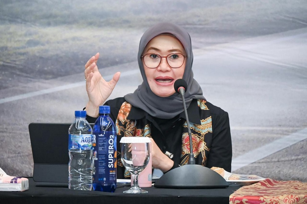 Plt Direktur Utama Jasa Raharja, Dewi Aryani Suzana Jelaskan Soal Sentralisasi Pembayaran Transaksi.