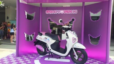 Eksklusif! Honda Scoopy Kuromi Limited Edition Hadir dengan Sertifikat Resmi Sanrio