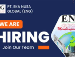 PT Eka Nusa Global Cari Tenaga Profesional di Bidang Mekanik dan Pengelasan