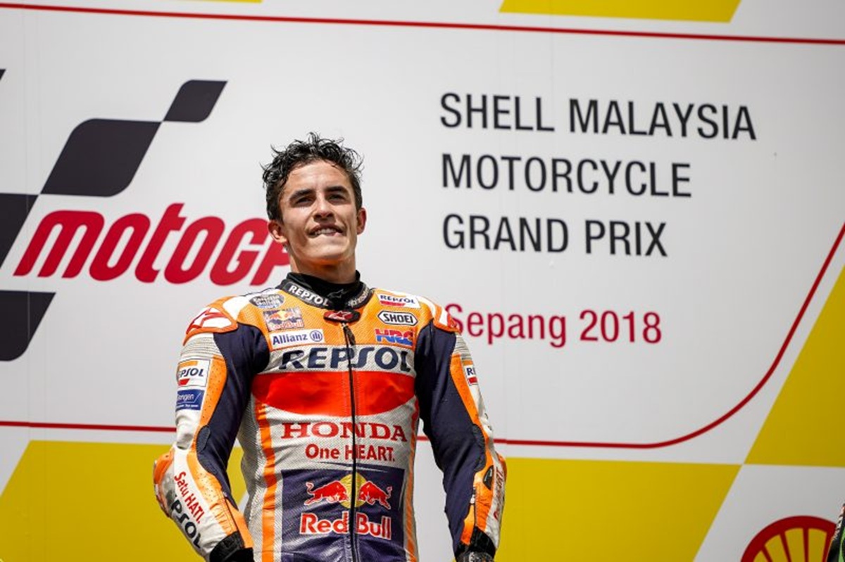 Berikut lima pembalap top yang paling sering menang di MotoGP Malaysia termasuk Marc Marquez.