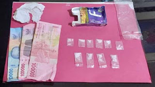 Enam Paket Sabu Disita Polisi di Kecamatan Bukit Barisan