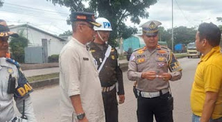 Tim Gabungan Gelar Razia Kendaraan.