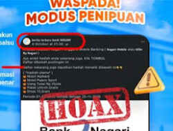 Akun Palsu Tawarkan Hadiah, Bank Nagari Tegaskan Bukan Resmi