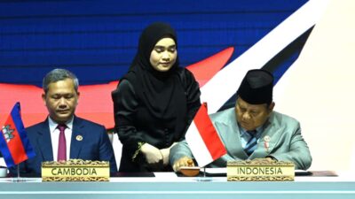 Prabowo Teken Deklarasi Penerimaan Timor Leste Jadi Anggota ASEAN.