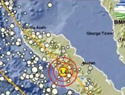 Gempa Dangkal 52 Km Terjadi di Aceh Selatan