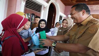 Pemko Pariaman meluncurkan MBG 3 B di Pariaman Tengah.